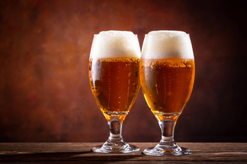 ビールで乾杯