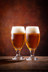 ビールで乾杯