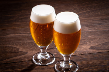 ビールで乾杯