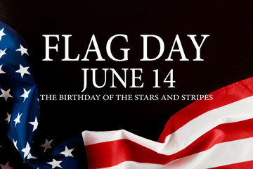 Happy American Flag Day background .