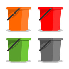 bucket of water vector.