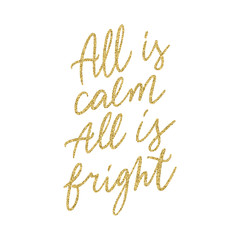 Christmas Quote Vector Print