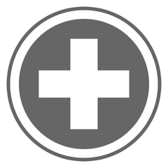 Cross Sign, Healthy Sign, Medical Sign, Medical, and Healthy Icon Logo Vector. Eps 10