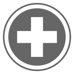 Cross Sign, Healthy Sign, Medical Sign, Medical, and Healthy Icon Logo Vector. Eps 10