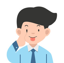 Business  Showing Eye and Tongue