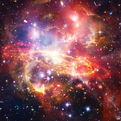 Fototapeta premium Galaxy and stars. The elements of this image furnished by NASA.