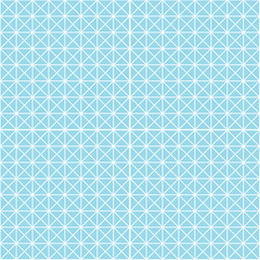 Vector white and blue seamless pattern background of solid regular net structure representing connection concept