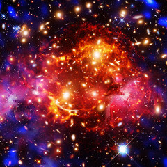 Galaxies. The elements of this image furnished by NASA.