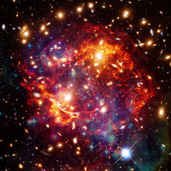Fototapeta na wymiar Galaxies. The elements of this image furnished by NASA.