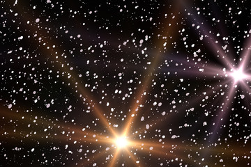 Stars in outer space. Abstract background of numerous stars.