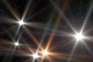 Stars in outer space. Abstract background of numerous stars.