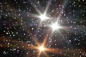 Stars in outer space. Abstract background of numerous stars.