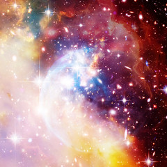 Obraz premium Cosmic galaxy background. Stars and cosmic gas.The elements of this image furnished by NASA.