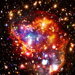 Galaxies. The elements of this image furnished by NASA.