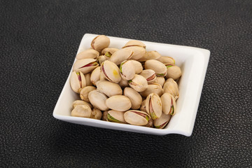 Pistachio nuts heap