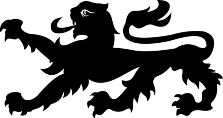 Heraldic lion