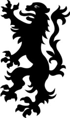 Heraldic lion