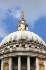 Dome of Saint Paul Cathedral in London, UK