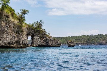 Naklejka premium Nusa Penida coastline, Bali, Indonesia.