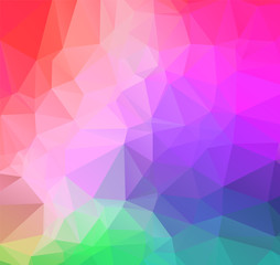 Obraz premium Light purple vector polygon abstract backdrop. Polygonal with gradient. Texture pattern for your backgrounds