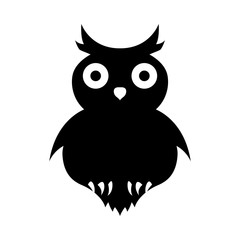 Halloween black owl