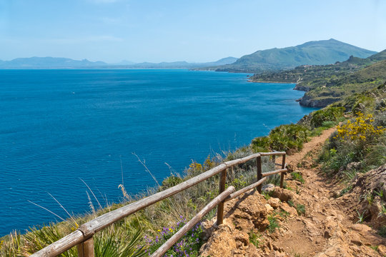 The Low Coast Trail In The Oasi Dello Zingaro Natural Reserve, San Vito Lo Capo, Sicily