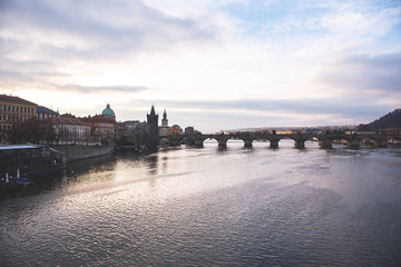 Prague Winter Markets River