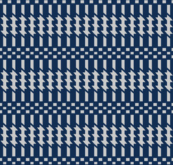 Fototapeta premium Japanese Abstract Zig Zag Seamless Pattern