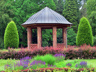 gazebo in garden