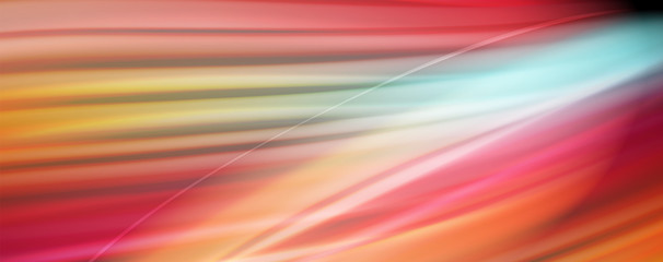 Flowing liquid colors - modern colorful flow poster. Wave liquid shapes. Art design for your design project