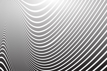 Abstract wavy lines design. Striped background.