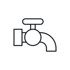 water tap vector icon