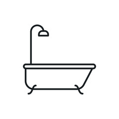 bath vector icon