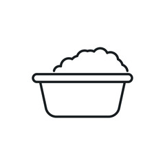 foam basin vector icon