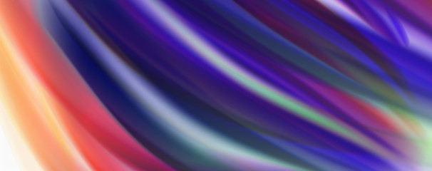 Color flowing waves, liquid conceptual abstract background