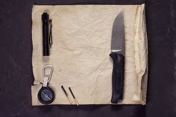 A set of necessary things for survival. Tools for survival in a complex estate.