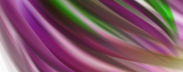 Glossy colorful liquid waves abstract background,, modern techno lines