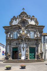 Naklejka premium Church of Espirito Santo in Ribeira Grande, Sao Miguel, Azores