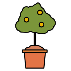 tools decoration gardening flat design