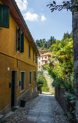 Fototapeta na wymiar Street in Sacro Monte di Varese