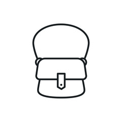 lady bag vector icon