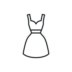 dress vector icon