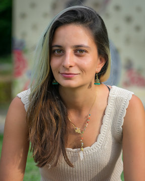 portrait of young woman