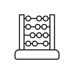 abacus vector icon