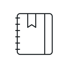 notebook vector icon