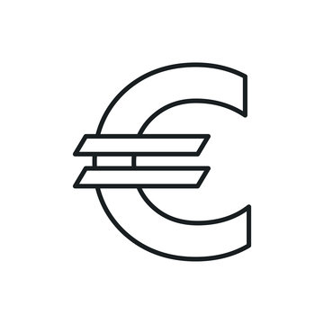 eoro sign vector icon
