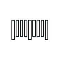 barcode vector icon