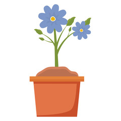 tools decoration gardening flat design