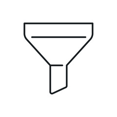 funnel vector icon