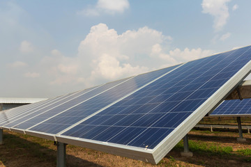 Solar panel, alternative electricity source, concept of sustainable resources, And this is a new system that can generate electricity more than the original, This's the sun tracking systems